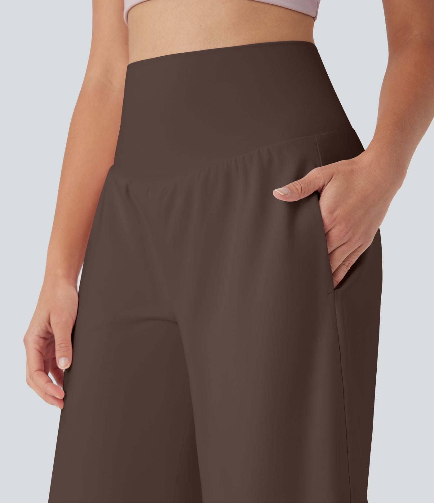 Bermuda SoftlyZero™ Airy de yoga taille haute avec poches multiples et effet frais InstantCool