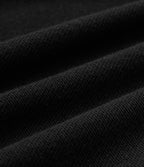 Bermuda casual ample taille mi-haute en molleton français à cordon de serrage intérieur avec poches
