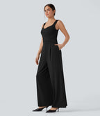 Combinaison casual sans manches dos U avec poches - Édition Easy Peasy