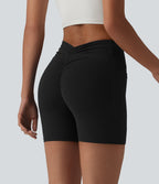 Halara UltraSculpt™ Cycliste de sport taille haute ventre plat push-up 12,5 cm avec poches