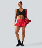 Brassière de sport OneForm Seamless Flow sans couture à col V, maintien léger, pour le yoga