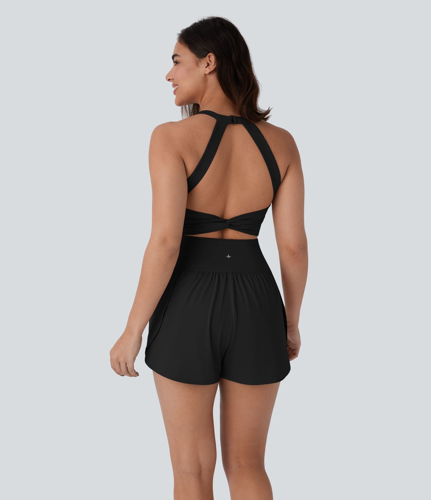 Combinaison-pantalon de yoga 2-en-1 gainante à séchage rapide avec poches SoftlyZero™