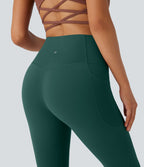 Pantalon de yoga à coupe bootcut gainant taille haute avec poches Halara UltraSculpt™