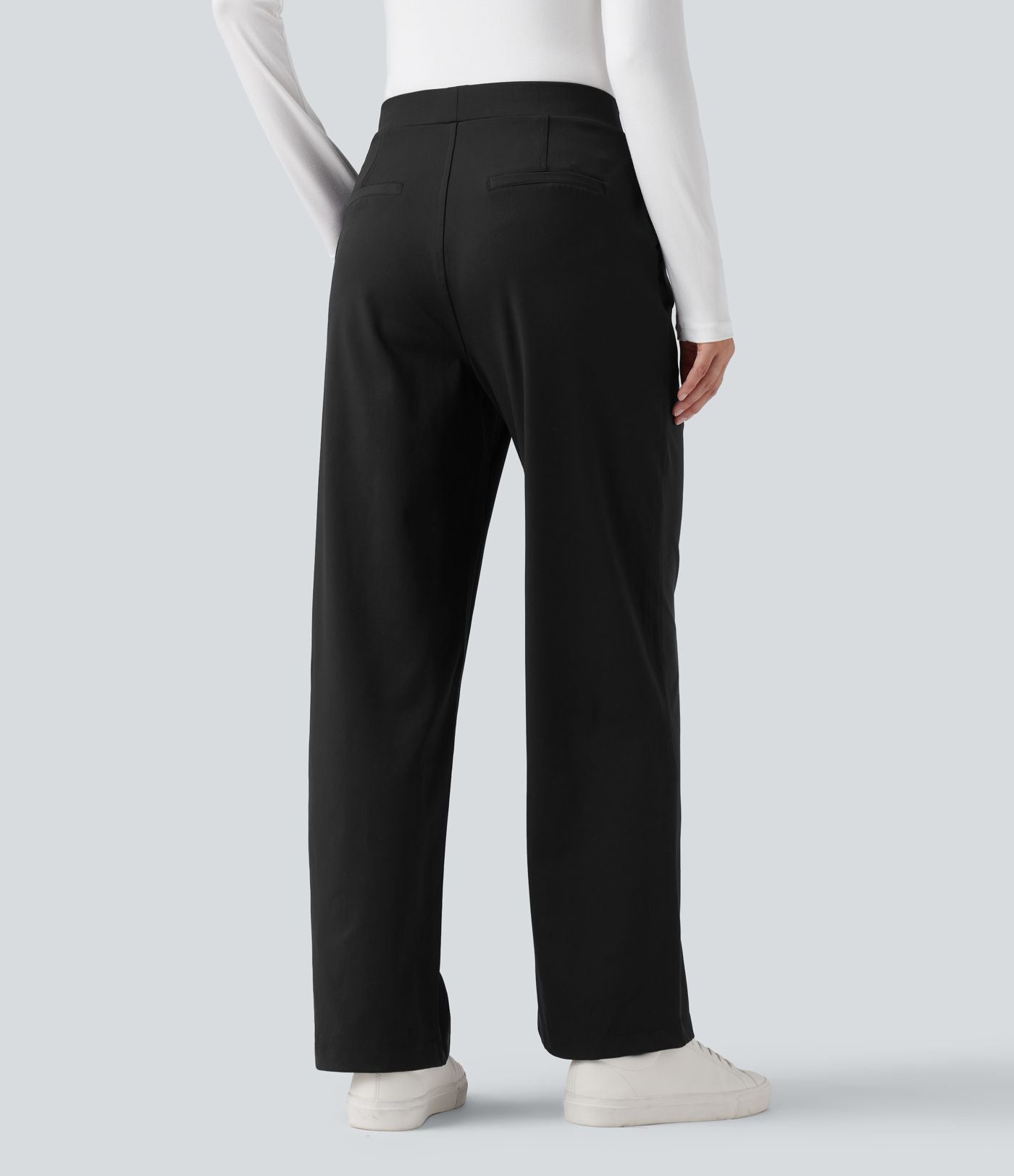 Pantalon tailleur Halara Flex™ DayStretch gainant coupe droite taille haute avec poches