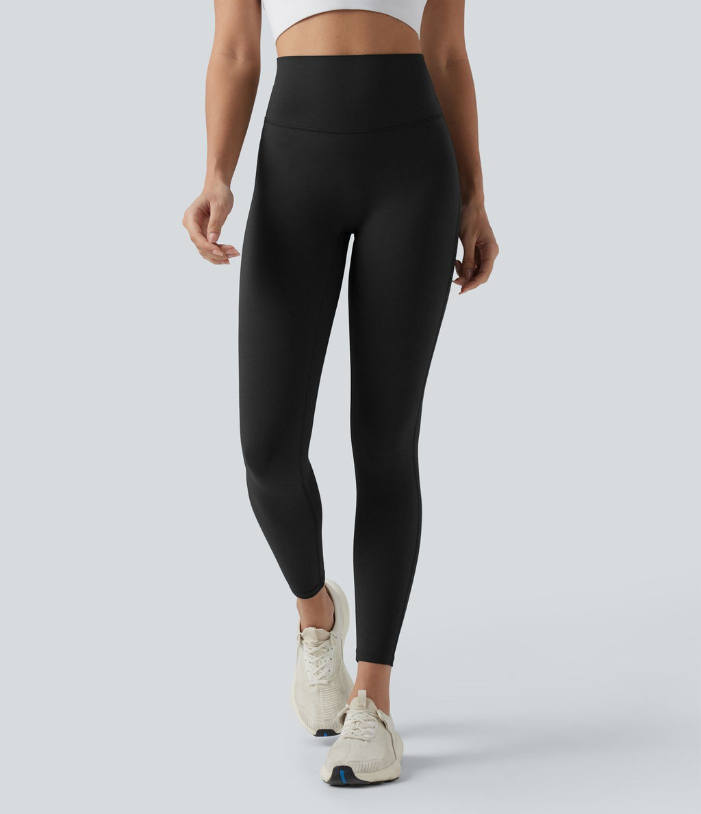 Halara UltraSculpt™ Legging de sport taille haute gainant froncé avec poches