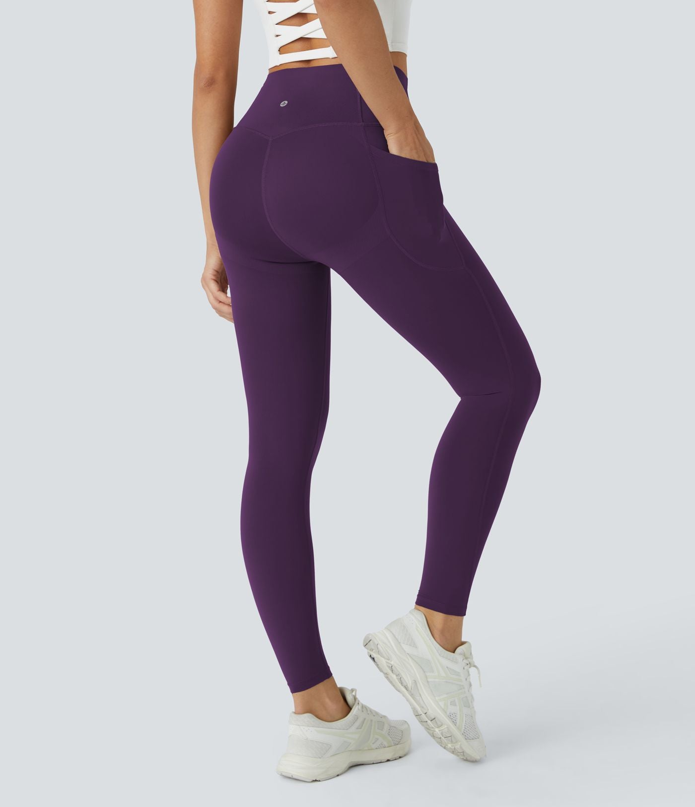 Legging d'entraînement gainant galbant taille haute avec poches Halara UltraSculpt™