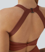 Softlyzero™ Airy Robe Sport Torsadée Dos Nu Édition Easy Peasy