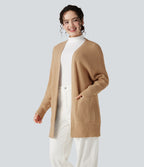 Cardigan manches longues avec poches