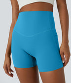 Short cycliste d'entraînement gainant taille haute UltraSculpt™ SoCinched à poches latérales 12,5 cm