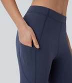 Legging corsaire de randonnée à taille haute et poches latérales UltraSculpt™ Halara