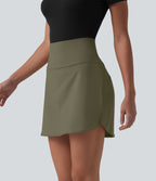 Jupe de golf courte 2-en-1 SoftlyZero™ Airy effet frais InstantCool taille ultra-haute gainant avec ourlet arrondi et poches