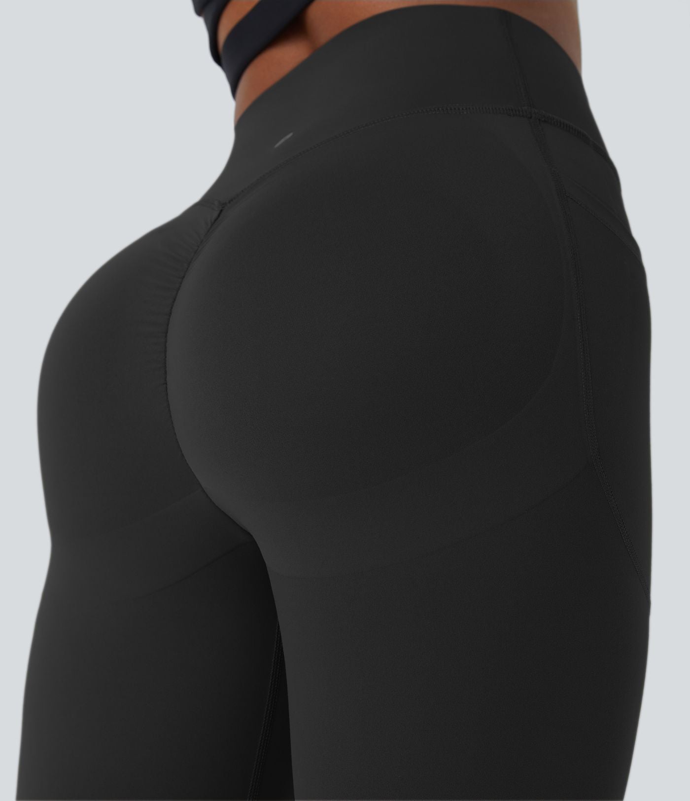 Legging d'entraînement gainant galbant taille haute avec effet scrunch et poches Halara UltraSculpt™