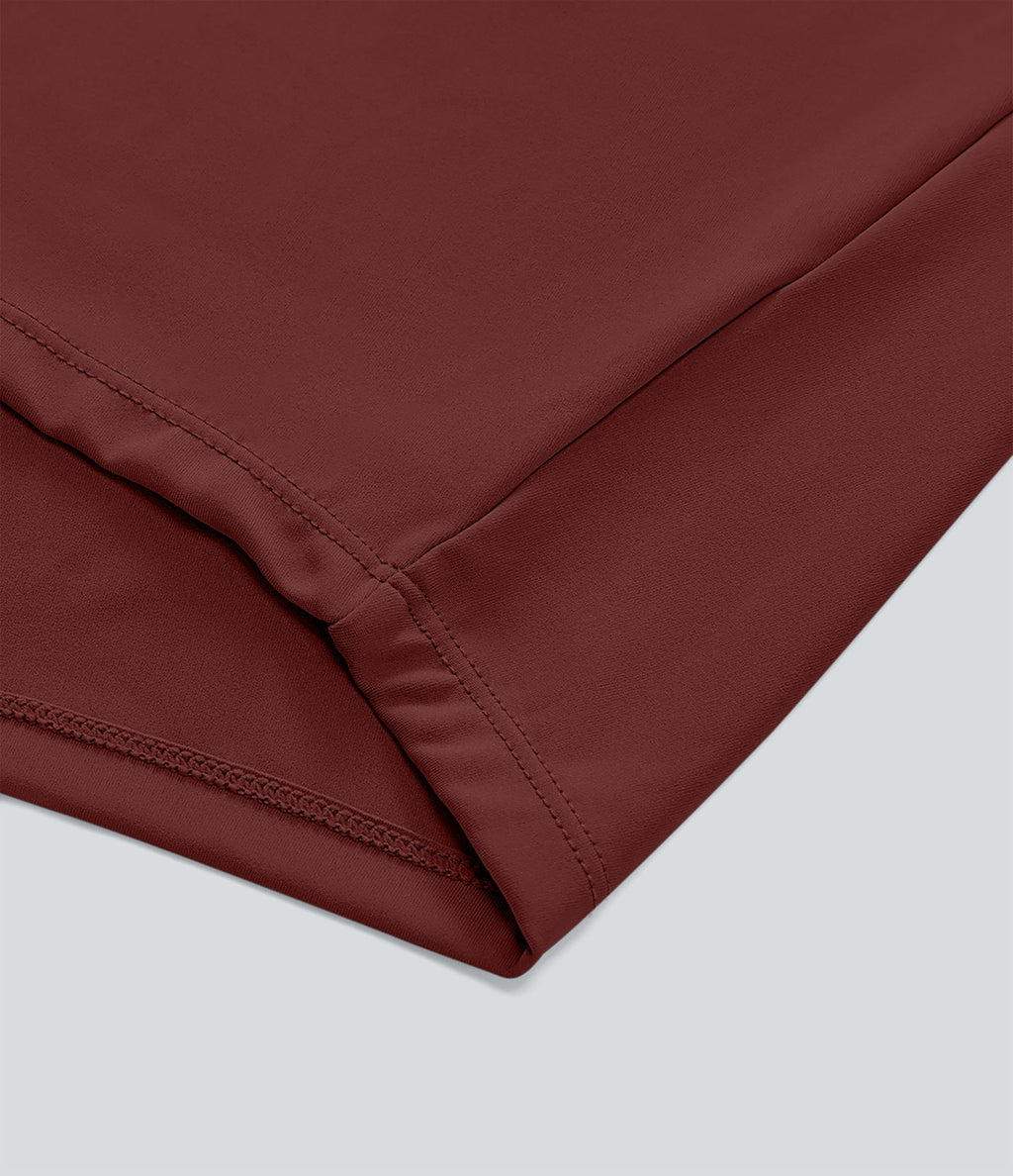 Pantalon décontracté drapé à poches multiples et taille moyenne, jambe large