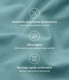 Breezeful™ Dos Nu Racerback Poche Latérale Haut Bas Fluide Midi Séchage Rapide Décontracté Robe Grande Taille