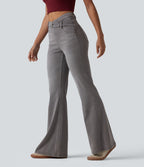 Jean Halara Flex™ taille haute croisé gainant bootcut décontracté avec poches