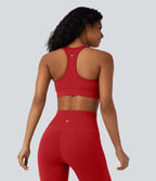 Brassière de sport entraînement Halara UltraSculpt™ soutien intermédiaire col V dos nageur bonnets A-C
