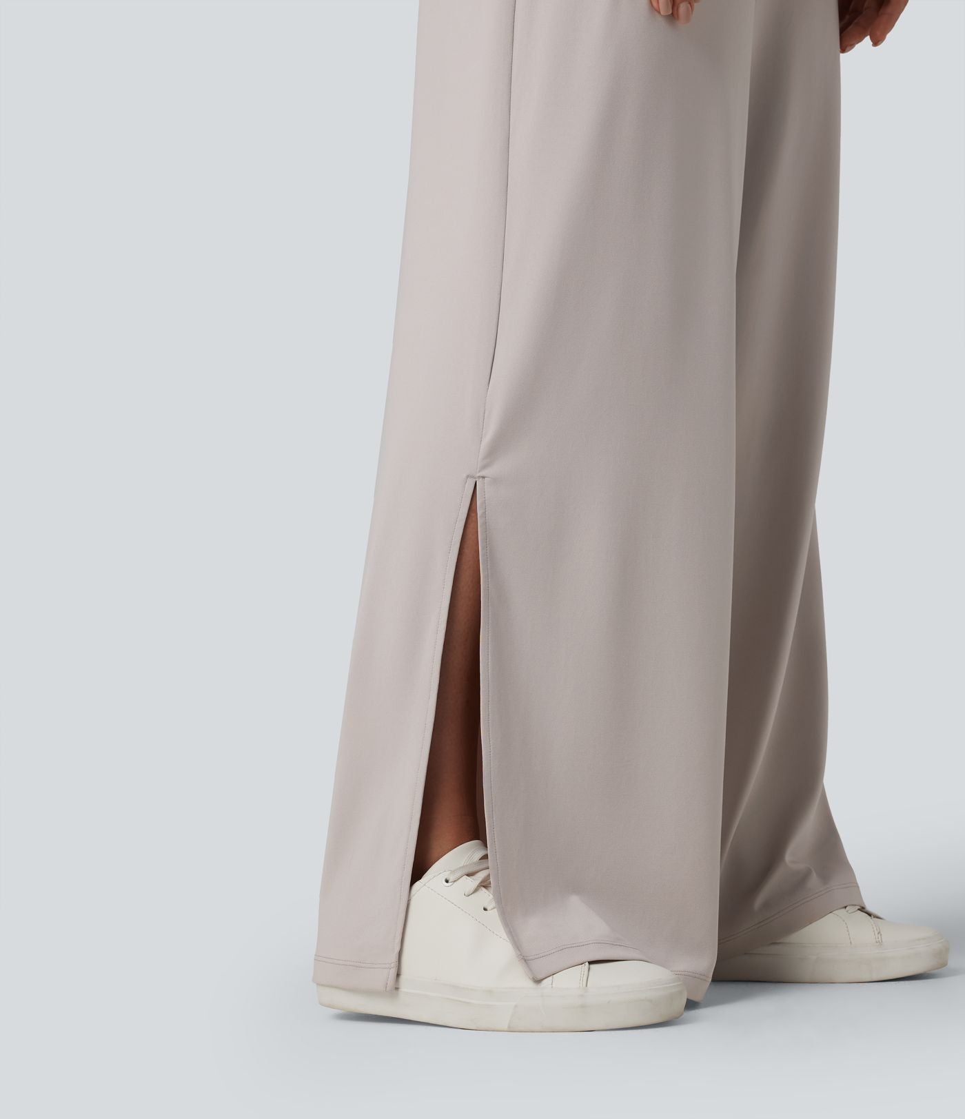 Combinaison casual asymétrique manches courtes avec poches et fente - Easy Peasy