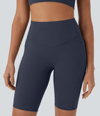 Short cycliste 22,8 cm d'entraînement gainant taille haute avec poches Halara UltraSculpt™