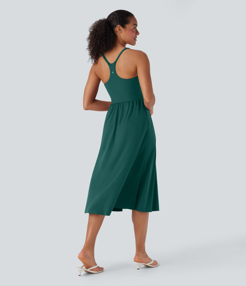 Robe caraco décontractée SoftlyZero™ Airy dos nageur effet frais InstantCool avec poches, bonnets E-G