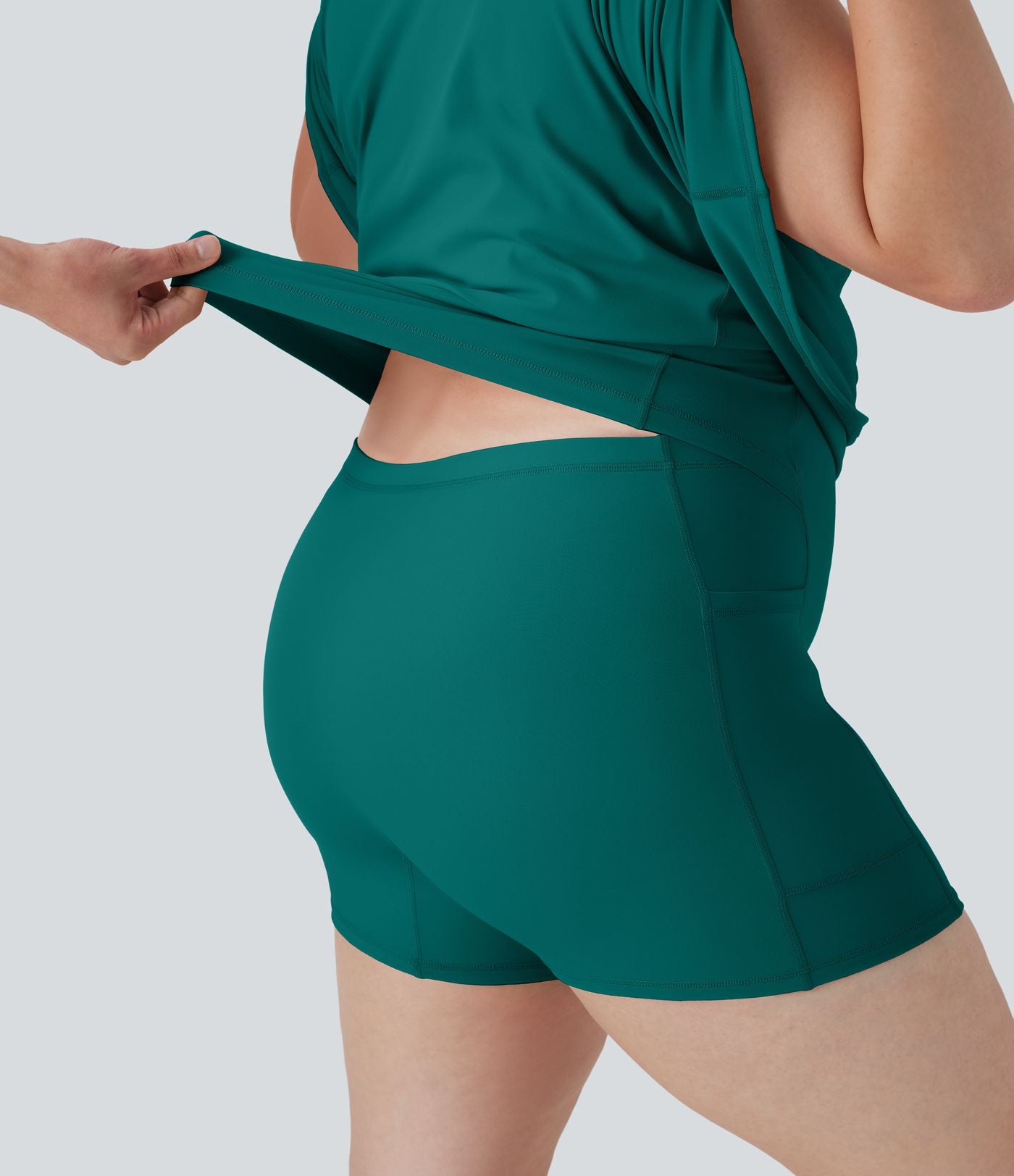 Robe de sport grande taille dos nu Softlyzero™ Plush - longueur rallongée - Easy Peasy Edition