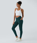 Softlyzero™ Legging Unis Poches Croisées
