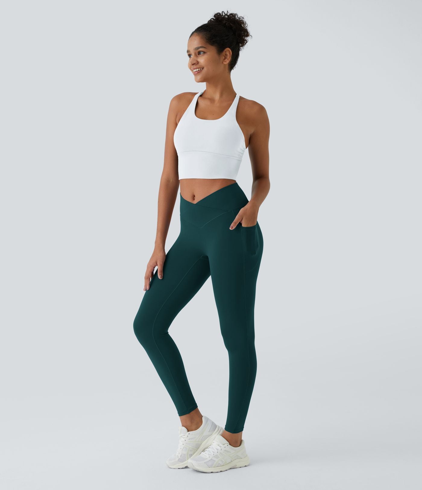 Softlyzero™ Legging Unis Poches Croisées