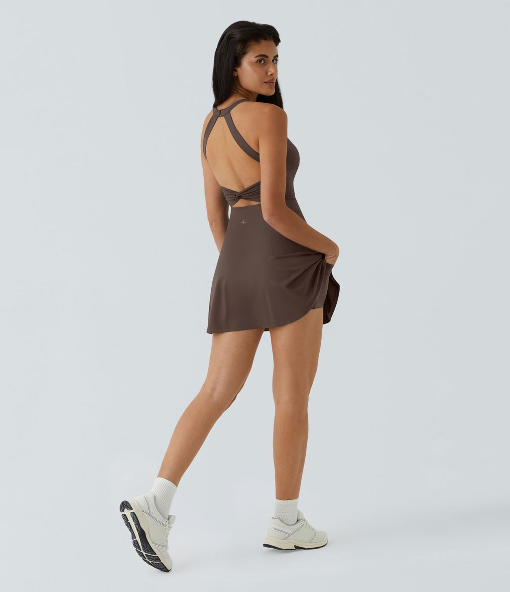 Robe Danse Sport Évasée Torsadée Dos Nu Plus Longue Easy Peasy Édition
