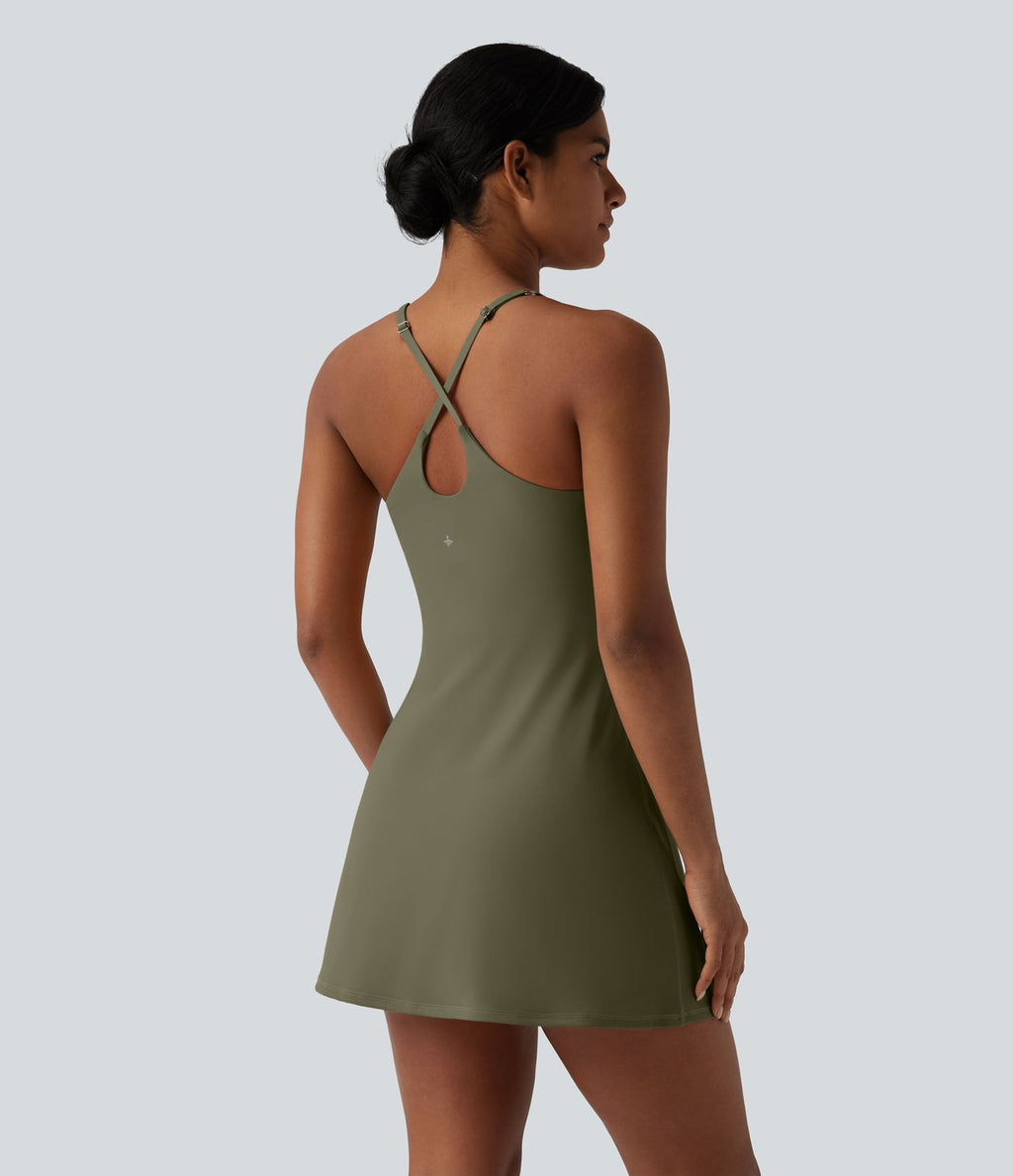 Robe sport SoftlyZero™ Plush ventre plat avec poches – Édition Easy Peasy