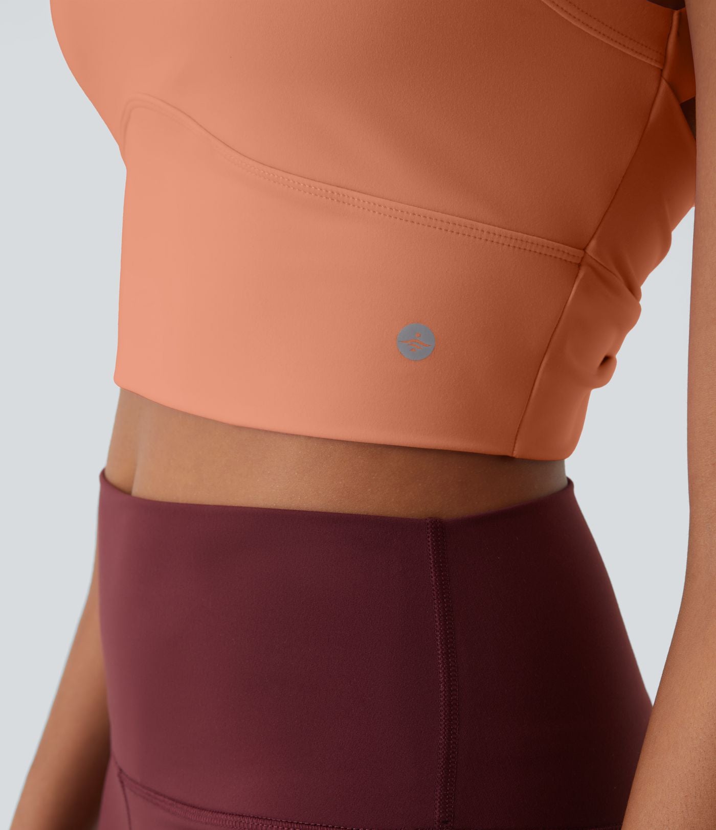 Débardeur yoga court SoftlyZero™ Plush à découpes A-C