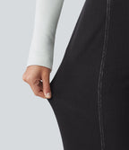 Jean large casual Halara Flex™ taille haute à poches
