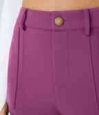 Pantalon cargo ajusté uni taille haute DayStretch avec poches zippées