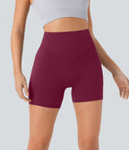Short cycliste 12,5 cm d'entraînement gainant galbant taille haute avec effet scrunch et poches Halara UltraSculpt™