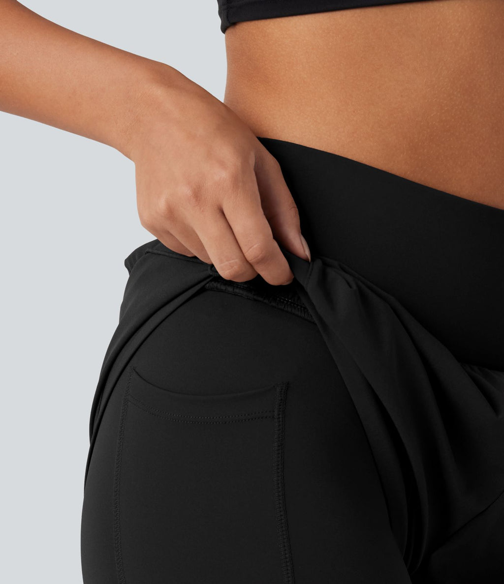 Pantalon de running gaintan2-en-1 Breezeful™ taille haute gainant à séchage rapide avec poches