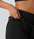 Pantalon de running gaintan2-en-1 Breezeful™ taille haute gainant à séchage rapide avec poches