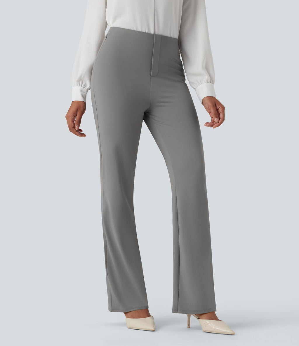 Pantalon tailleur bootcut taille haute Halara Flex™ DayStretch avec poches