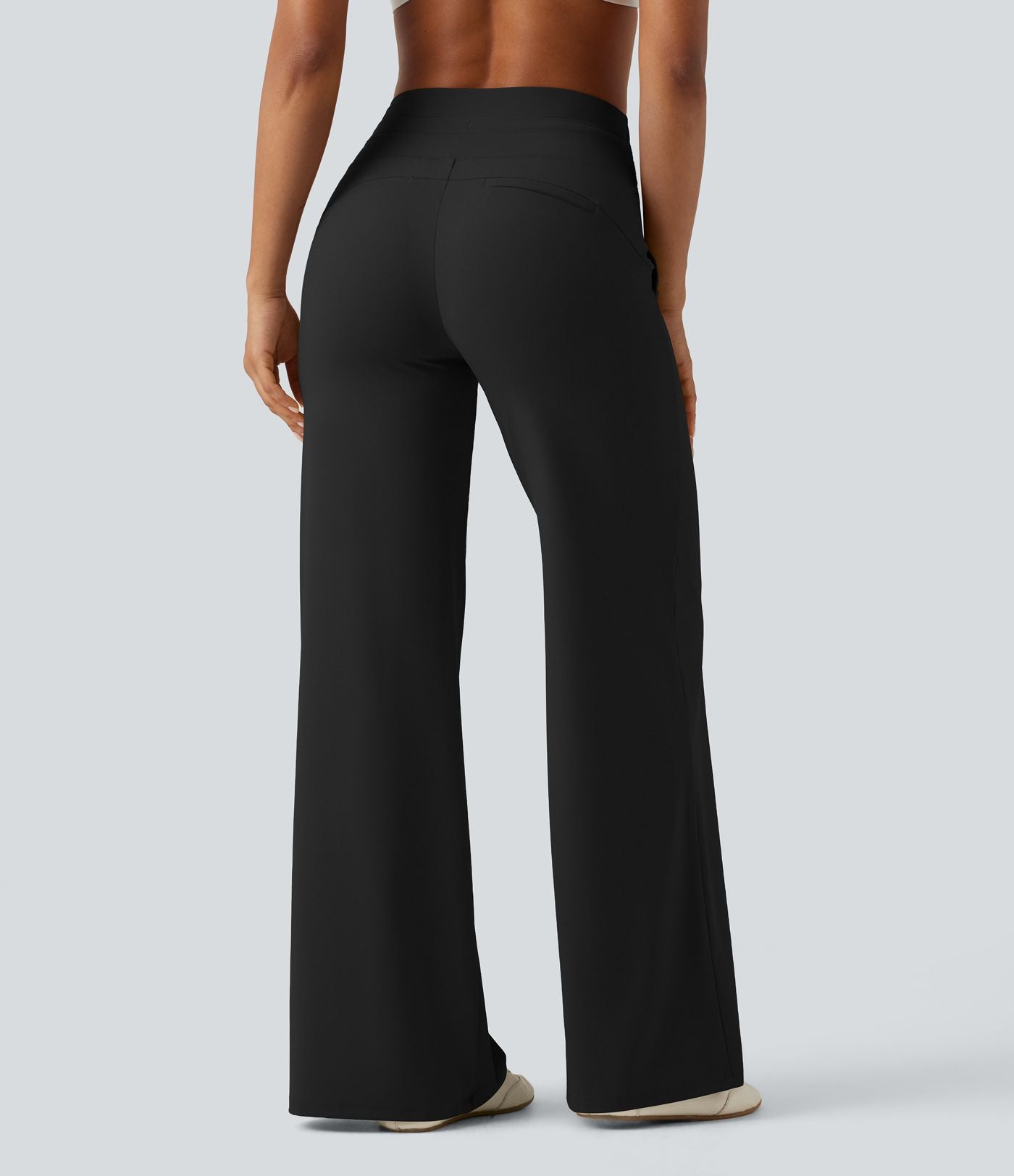 Pantalon yoga droit  Halara UltraSculpt™ taille haute avec cordon de serrage et poches