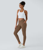 Softlyzero™ Legging Unis Poches Croisées