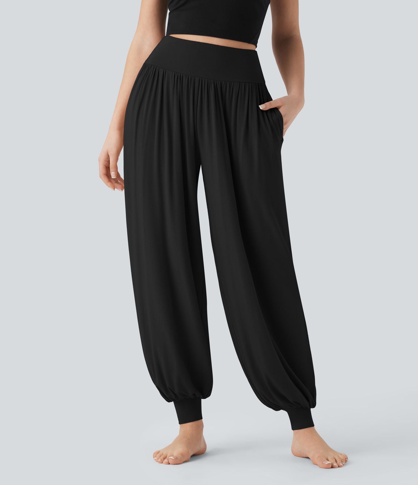Legging d'entraînement gainant taille haute avec poches Halara UltraSculpt™