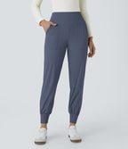 Jogging Casual Uni Taille Haute Poche Latérale