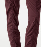 Pantalon slim de running taille haute à séchage rapide avec fronces et poches