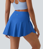 Jupe de tennis mini 2-en-1 quotidienne SoftlyZero™ Airy avec croisement, poche latérale et effet frais InstantCool, Lucid, protection solaire UPF50+