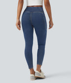 Halara Flex™ Jegging Travail Tricoté Extensible Lavé Poche Latérale Croisée
