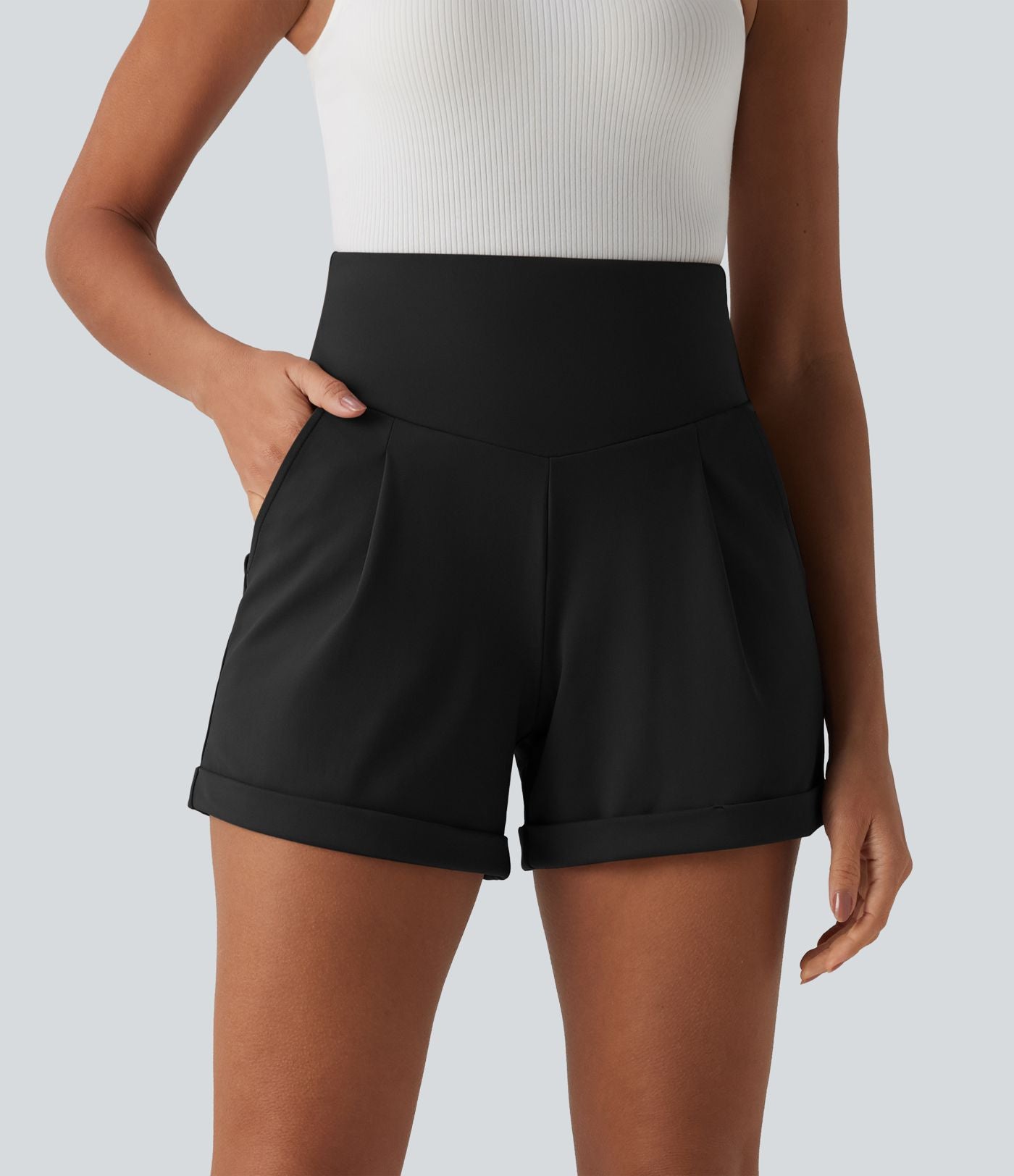 Short tailleur DayStretch gainant taille haute 10 cm avec poches