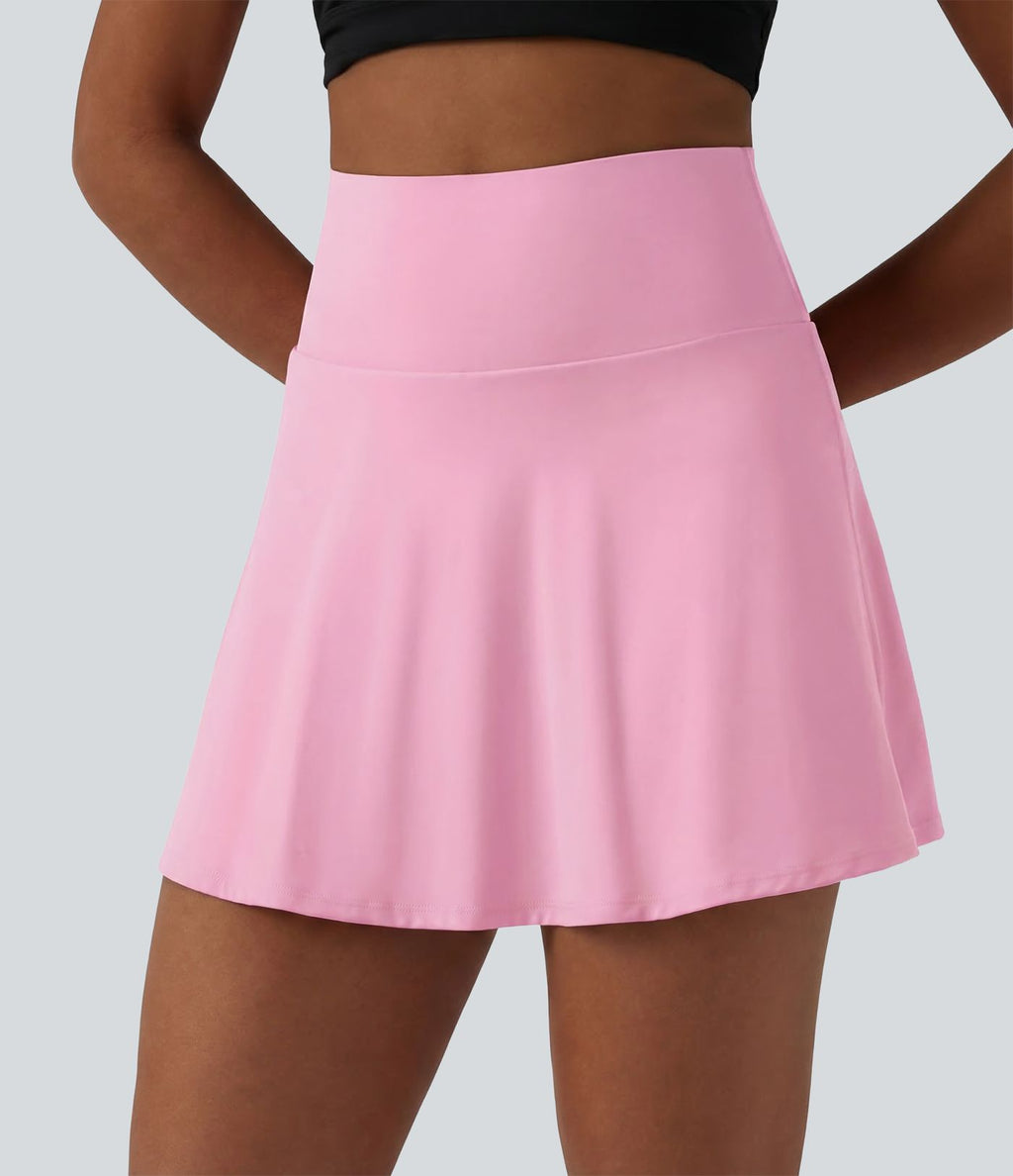 Jupe mini de tennis 2-en-1 SoftlyZero™ Airy taille haute gainant effet frais InstantCool avec poches, protection solaire UPF50+