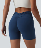 Halara UltraSculpt™ Cycliste de sport taille haute ventre plat push-up 12,5 cm avec poches