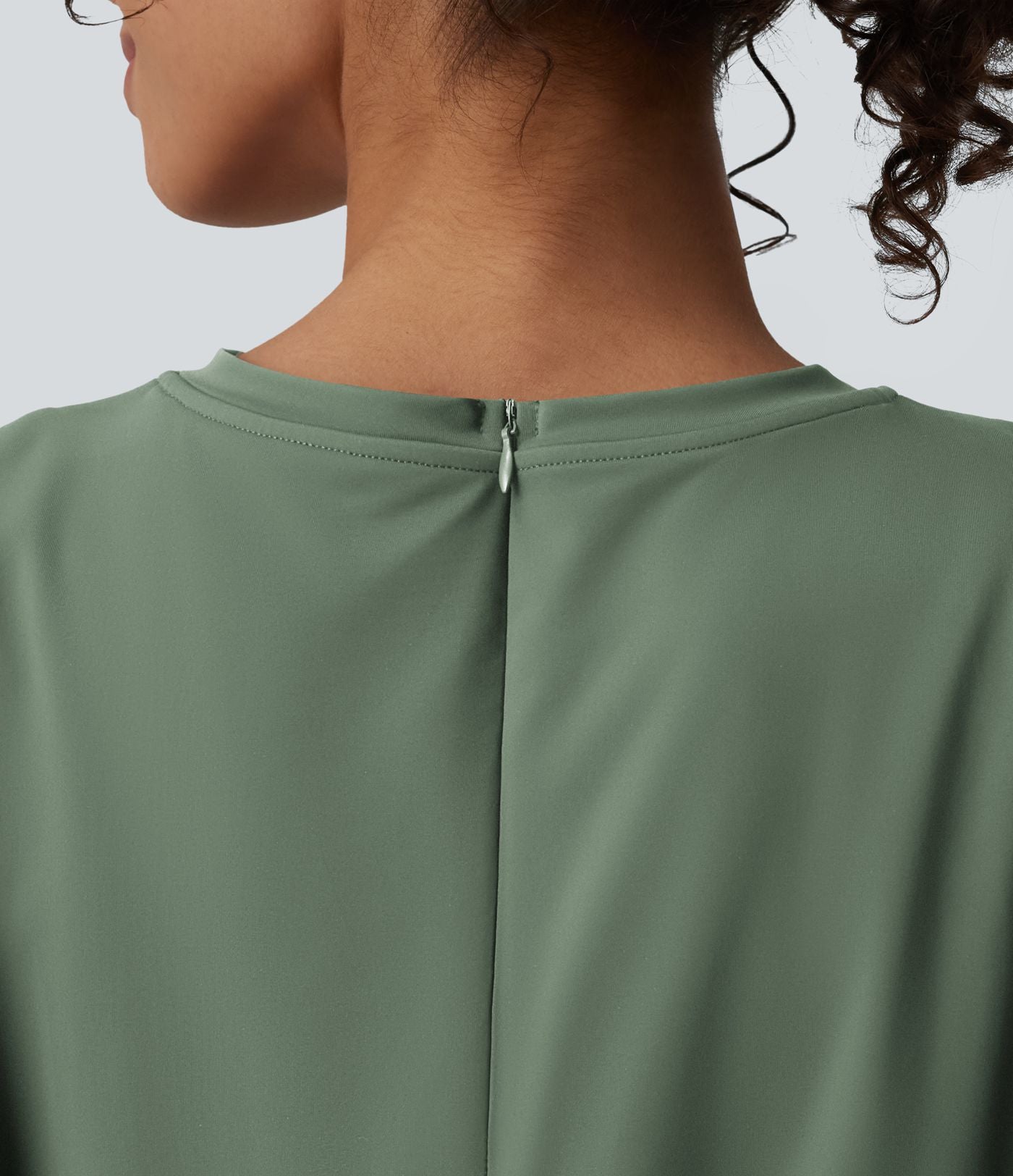 Combishort décontracté col rond sans manches effet frais InstantCool avec nœud frontal et poches, accès facile Easy Peasy, protection solaire UPF50+