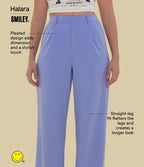 Pantalon tailleur droit Halara X Smiley® Halara Flex™ DayStretch taille haute avec poches