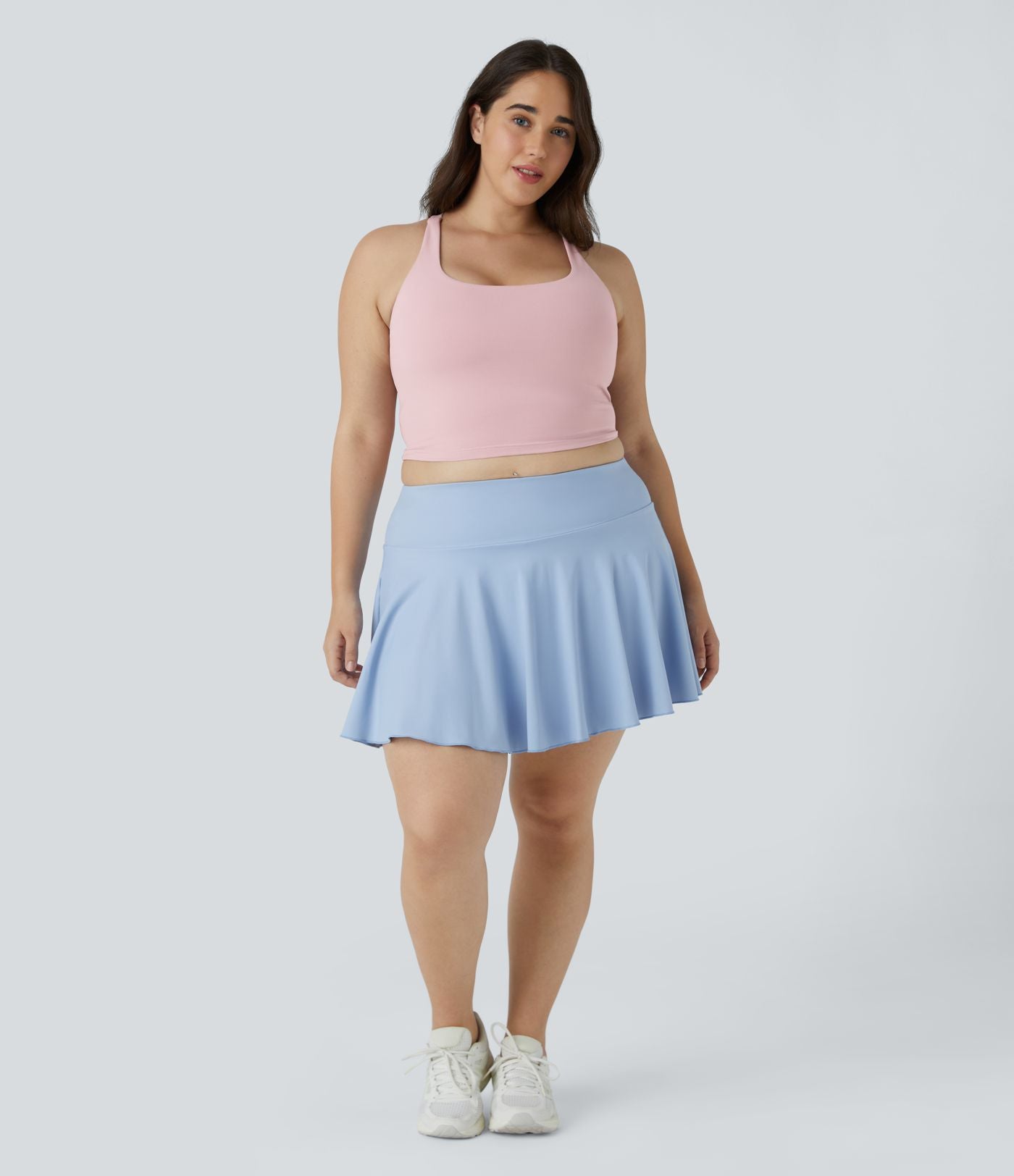 Débardeur Yoga Court Dos Nu Croisé Grande Taille
