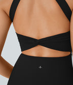 Robe de sport dos nu torsadée A-C