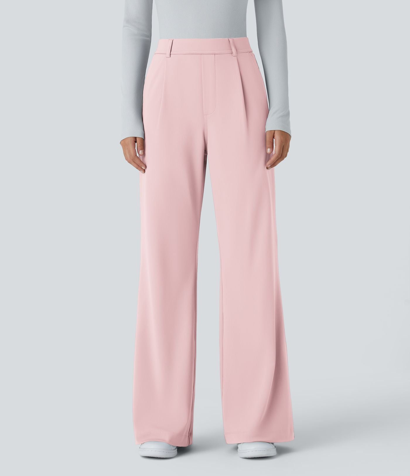 Pantalon tailleur évasé taille haute Halara Flex™ DayStretch avec poches